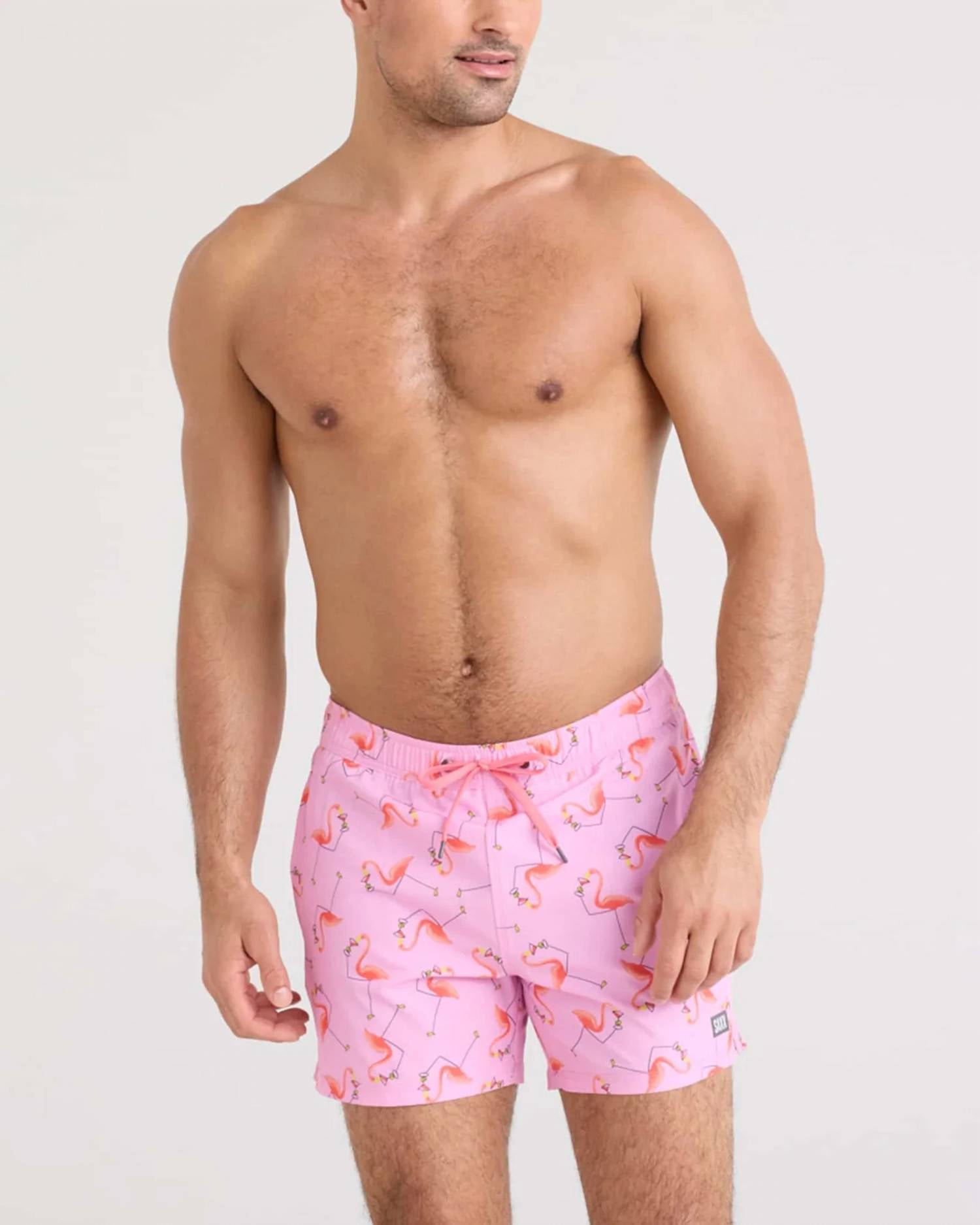 Saxx - Men's Oh Buoy 2in1 Volley 5” Taffy Shorts