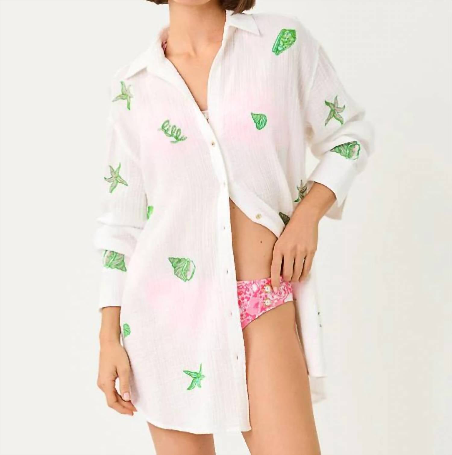 Lilly Pulitzer - KWITNEY LONG-SLEEVE COVERUP