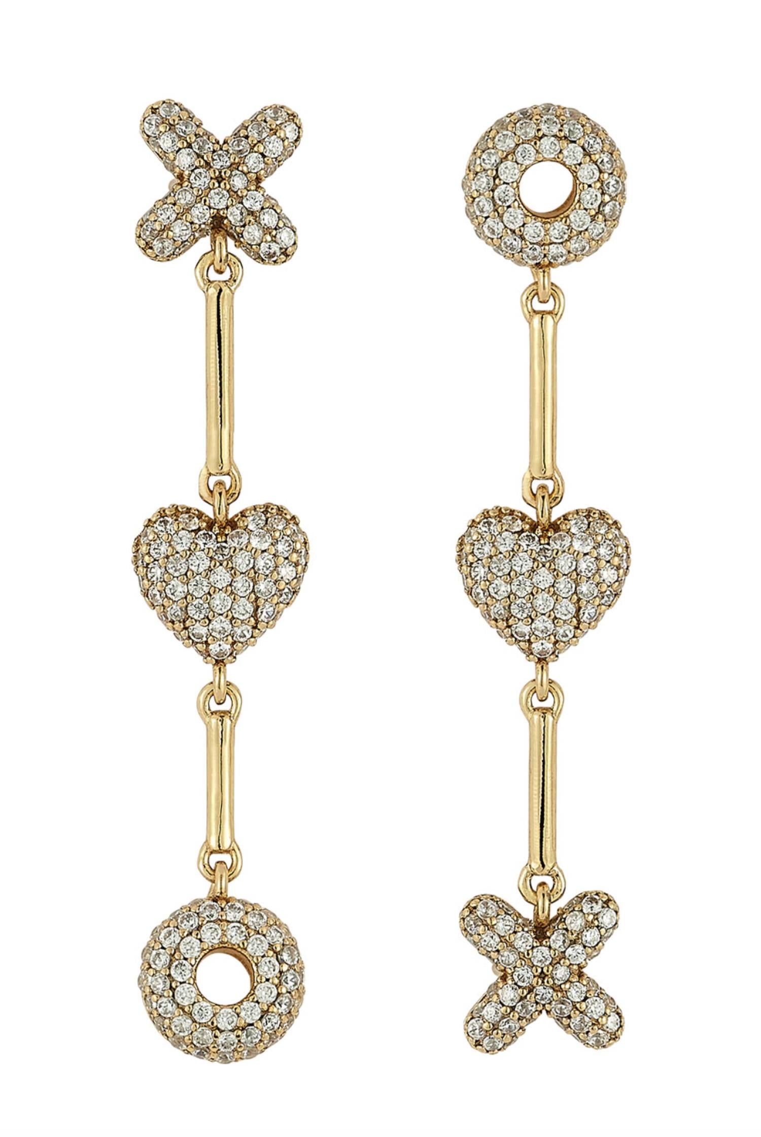 Mignonne Gavigan Women's Xoxo Earrings in gold - women's jewelry