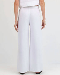 Bella Dahl - Women's Ruffle Waist Wide Leg Pant