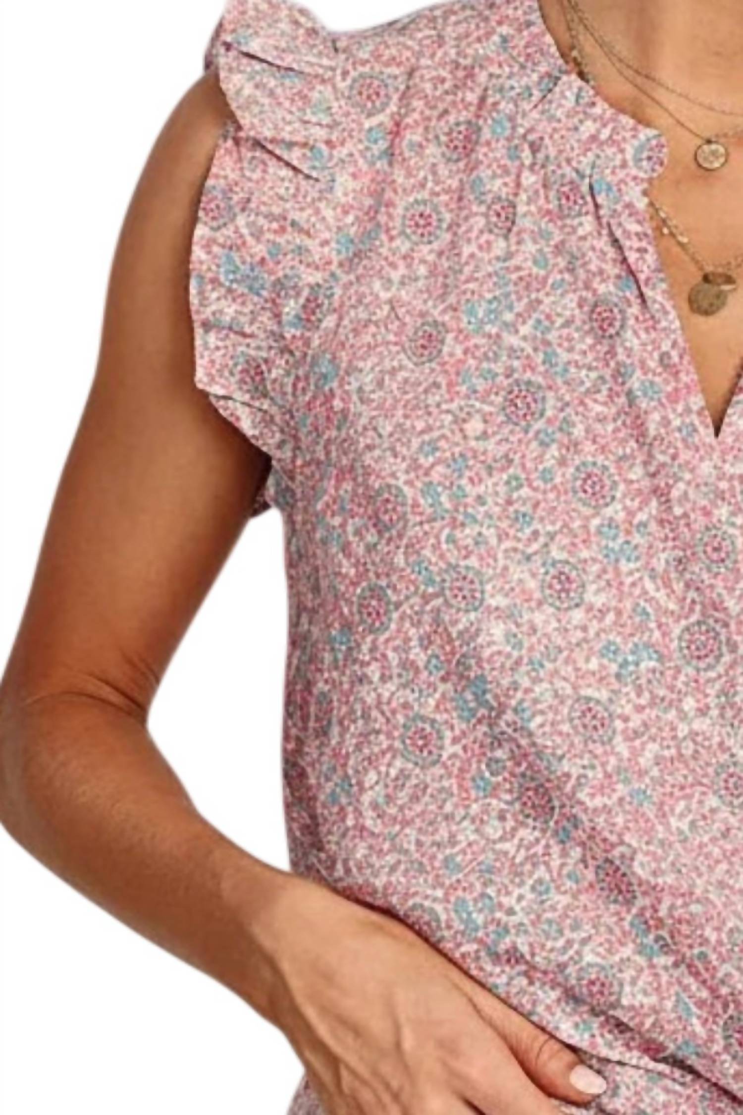 Dylan - Milly V-neck Top