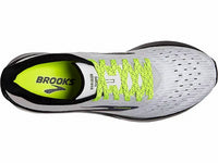 BROOKS Women's Hyperion Tempo Shoe in white nightlife black - women's shoe - alternate view