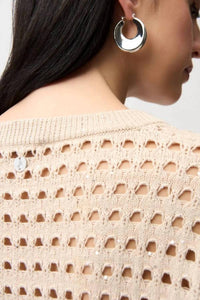 Joseph Ribkoff - Open-Stitch Boxy Sweater
