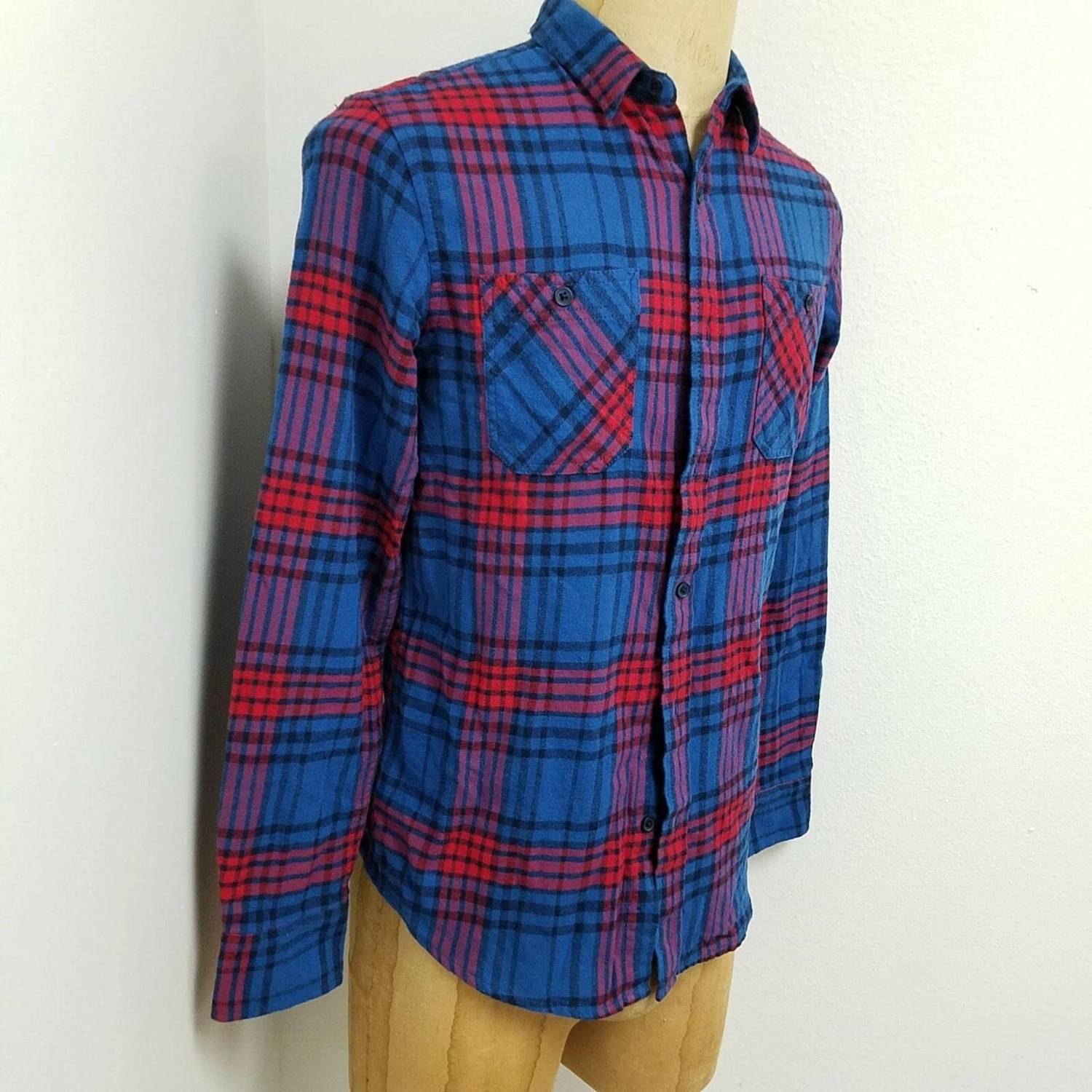 American Rag Cie - Men's Long-sleeve Plaid Shirt