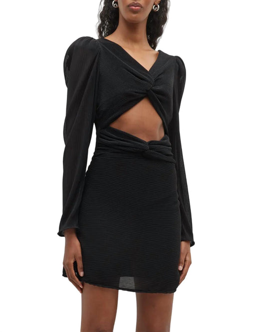 Loveshackfancy - Nanita Twisted Cutout Knit Mini Dress