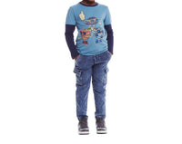 Andy & Evan - Boy's Sports Twofer Tee Amd Terry Pants Set