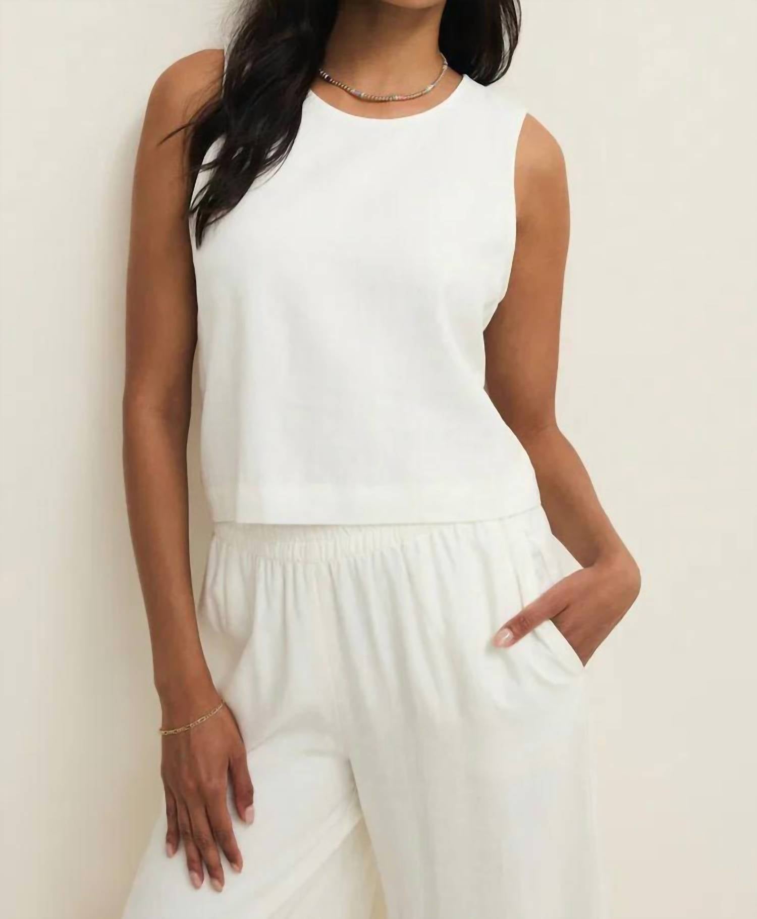 Z Supply - Sloane Linen Cropped Tank