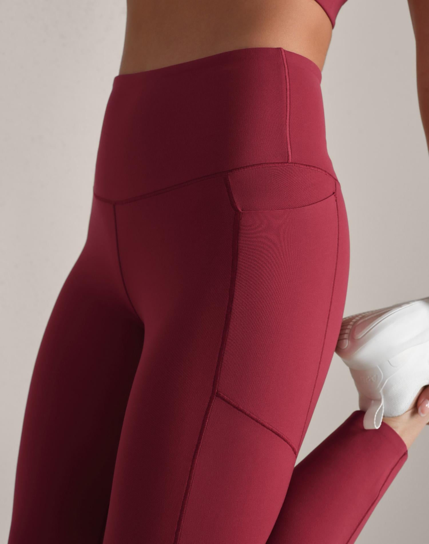 RHONE Revive 7/8 Pocket Legging in cranberry - women's pants - view 4
