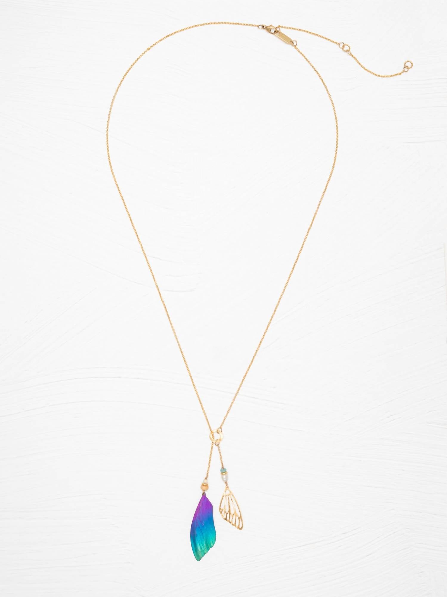 Holly Yashi - Flutterby Lariat Necklace
