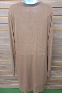 Zenana - Women's Long Snap Closure Pocket Sweater