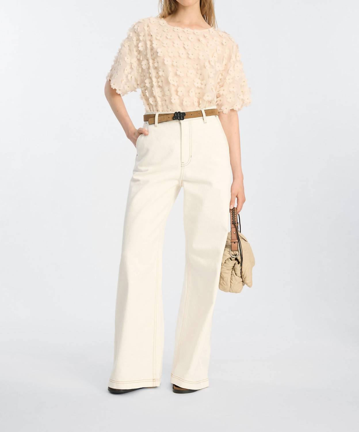 Munthe - Floral Appliqué Blouse