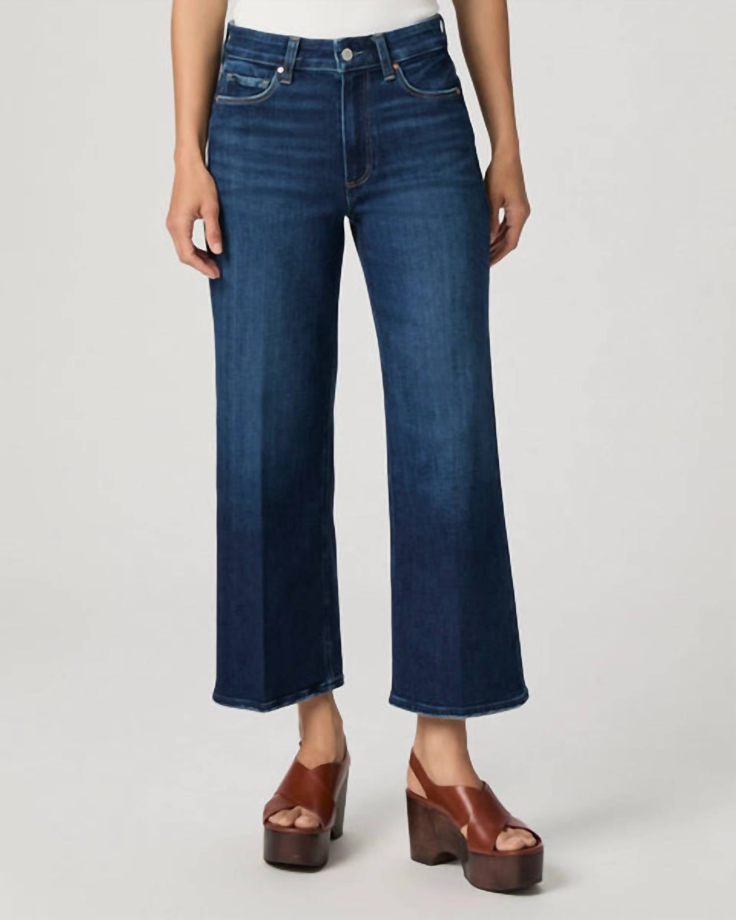 Paige - Anessa High-Waist Wide Leg Jeans