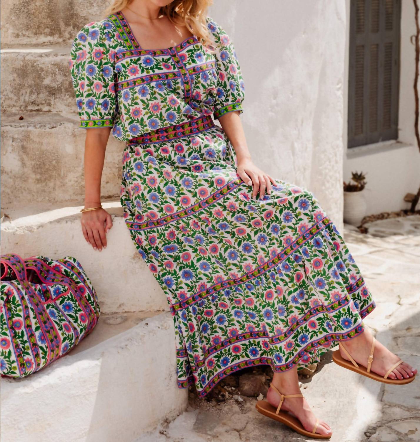 Pink City Prints - Fleur Maxi Skirt