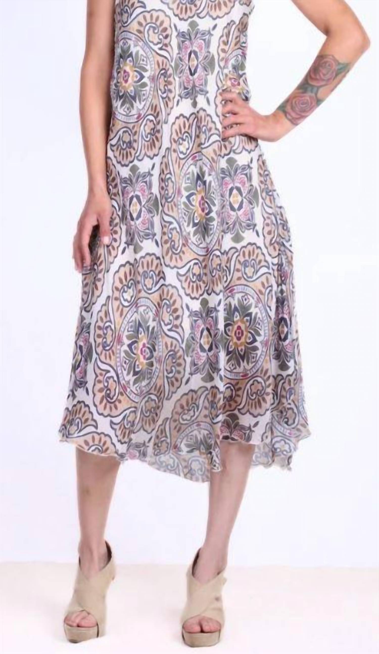 Gigi Moda - Renaissance Miele Midi Dress