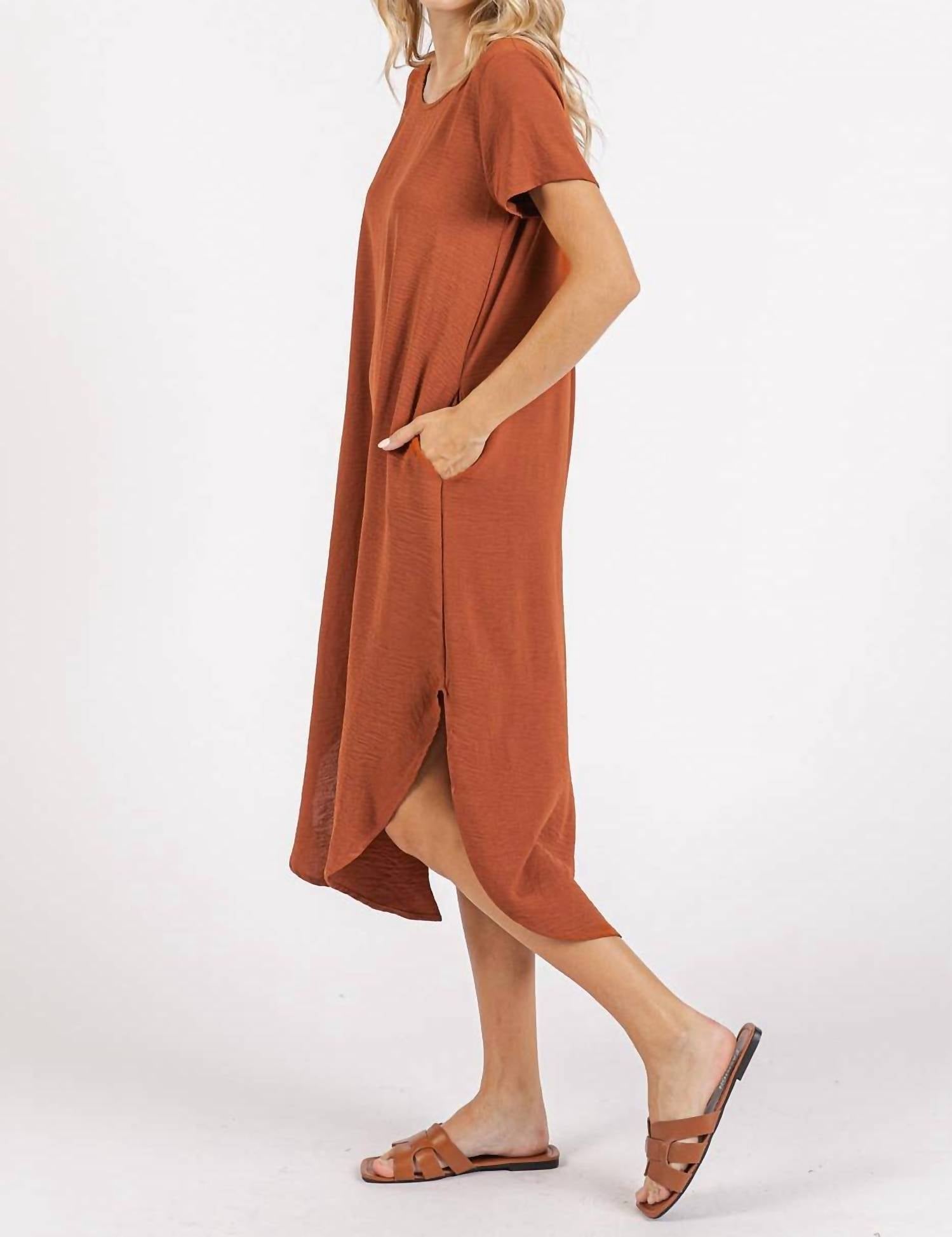Mittoshop - Belle Short Sleeve Midi Dress