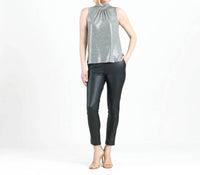 Clara Sunwoo - Shimmer Mock Blouse