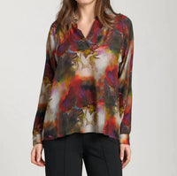 Apny - Pullover Long Sleeve Blouse