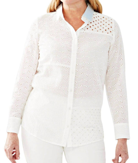 Fdj - Eyelet Patchwork Tunic