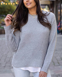 Grace And Lace - Waffle Knit Sweater
