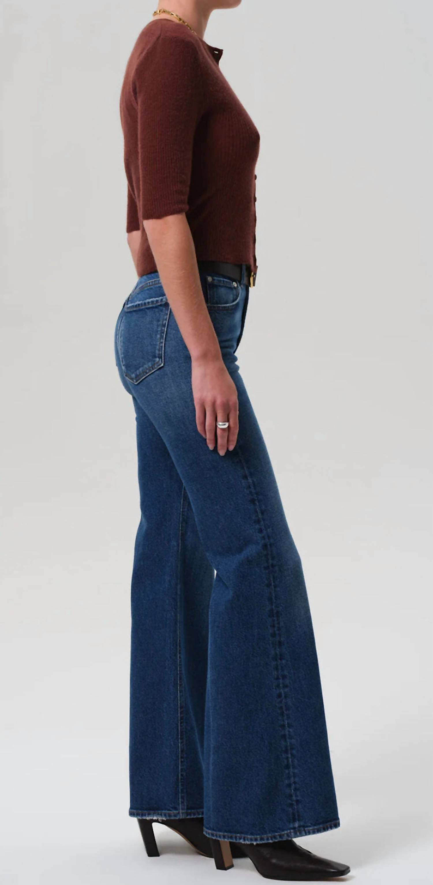 Citizens of Humanity Women's Kimberly 70s Flare Jeans in cruise - women's jeans - alternate view