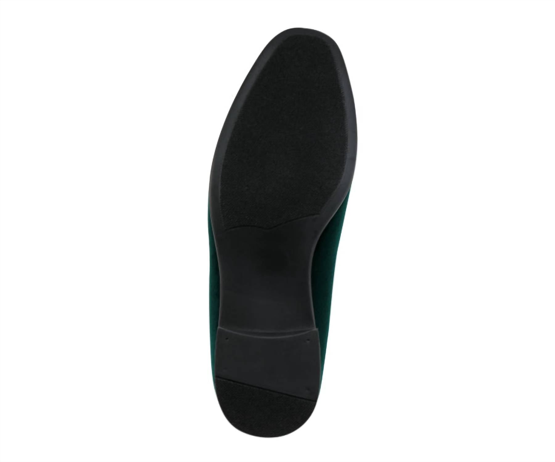 Amali Men's Brad Velvet Loafer in green - men's loafer - view 5