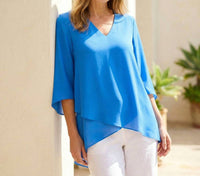 Karen Kane - Bracelet Sleeve Asymmetric Top