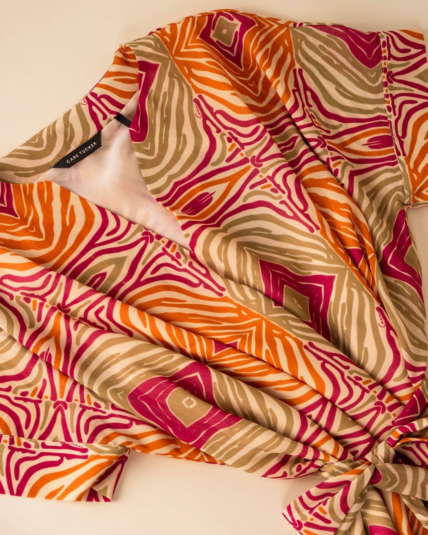 Care Tucker - Beatrice Mesmerized Pattern Kaftan Dress