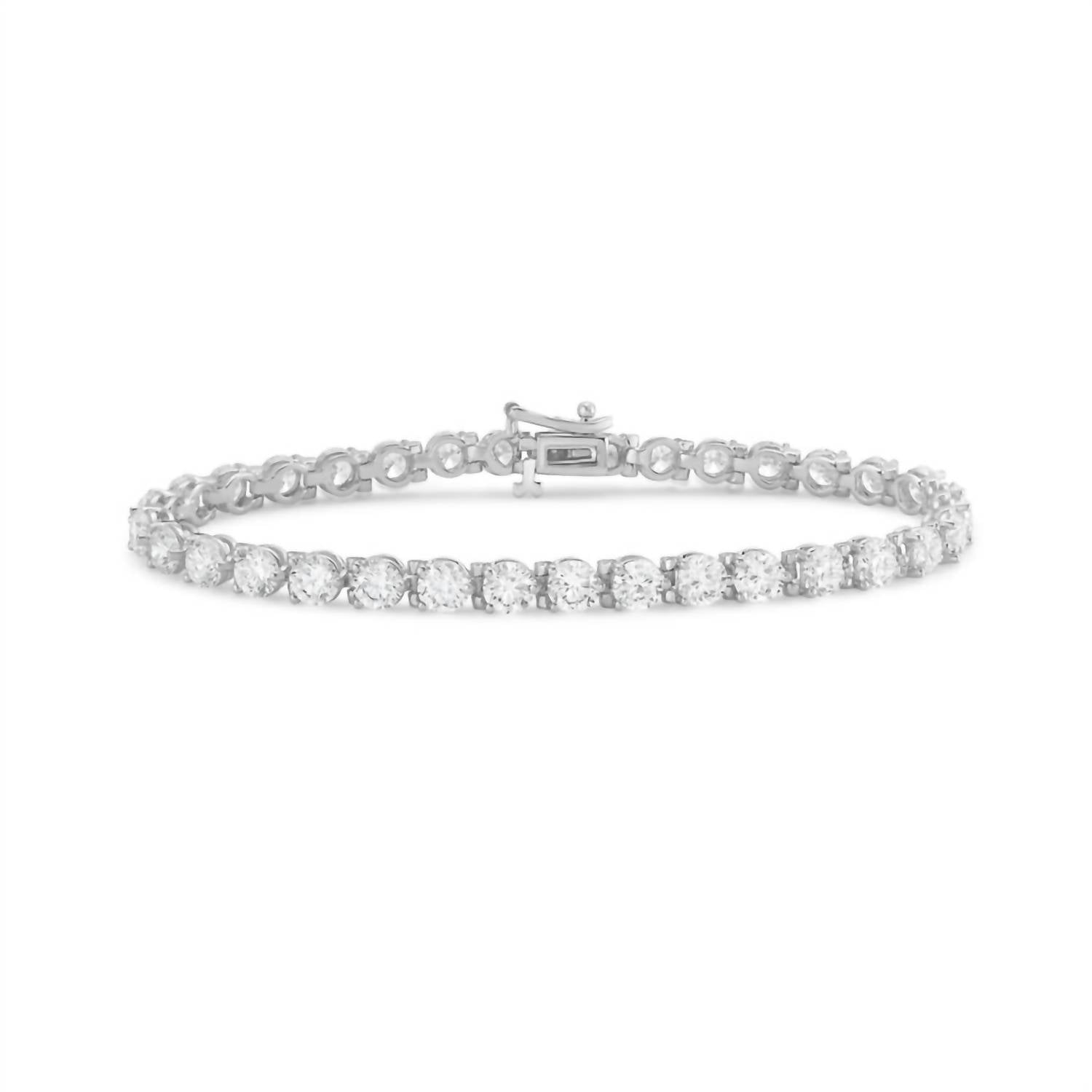 Diana M Jewels - Women's Round Lab-Grown Diamond Jewelry Bracelet (4.00 Ct) - Signature Plus