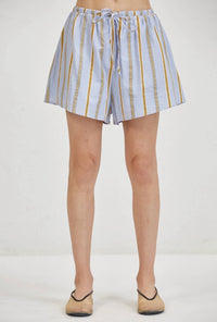 A.Ren - Bryce Stripe Pull-on Shorts