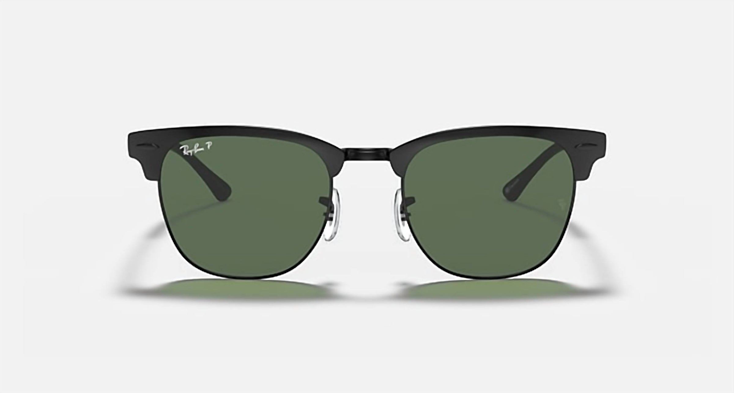 Ray Ban - Clubmaster Metal Polarized Sunglasses Rb3716 186/58