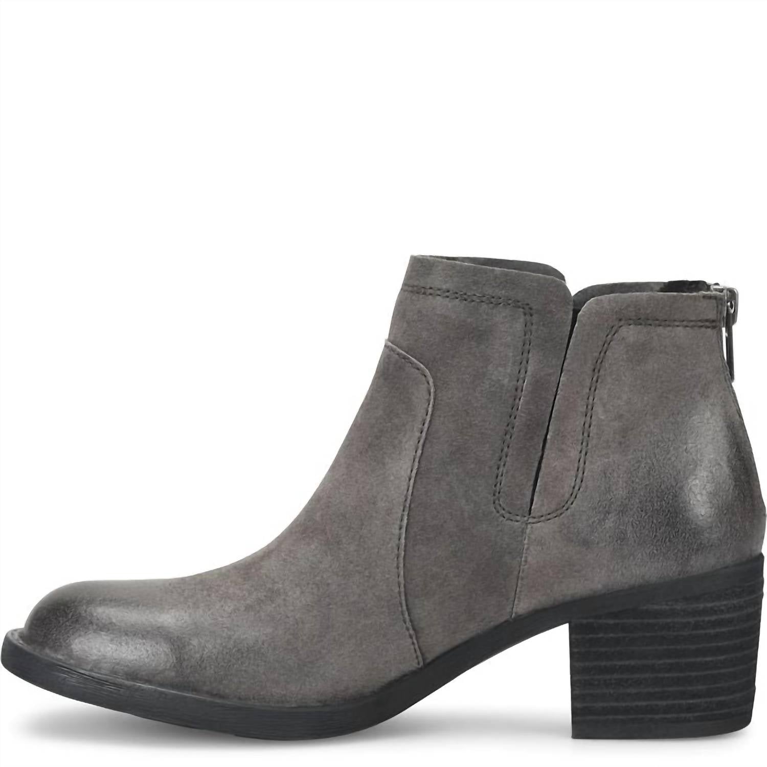 Born Women's Reece Boot in dark grey basalto - women's shoe - alternate view
