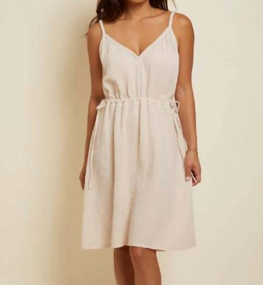 Jenessa Side Tie Gauze Dress