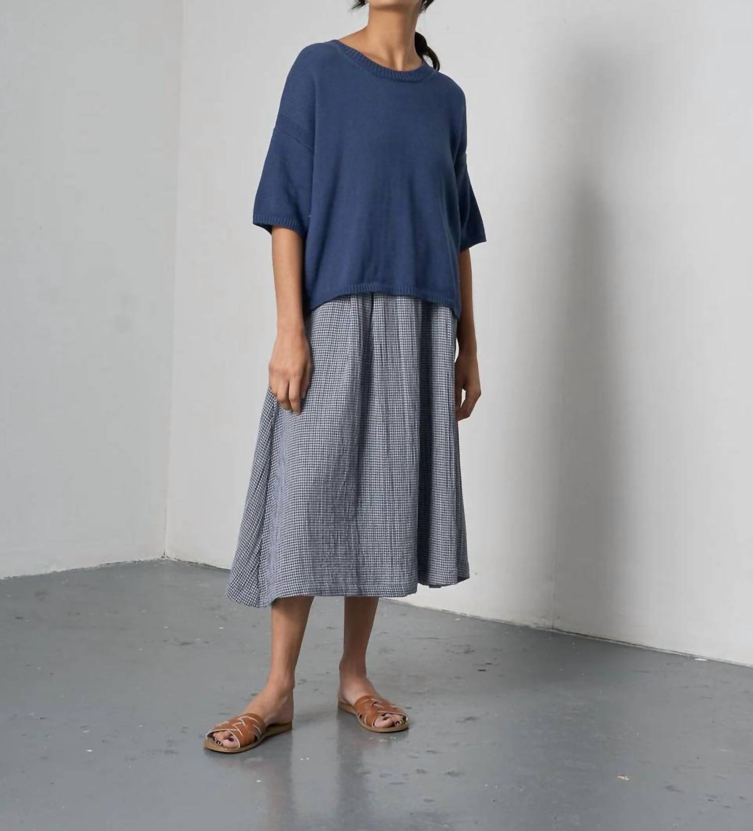 Bibi - Lisa Boxy Knitted Top