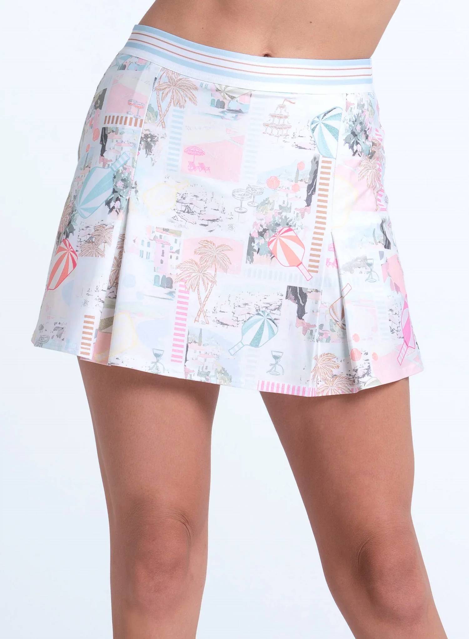 Lucky In Love - Riviera Club Pickleball Skirt