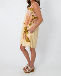 In February - Enchanted Rose Floral Mini Shift Dress