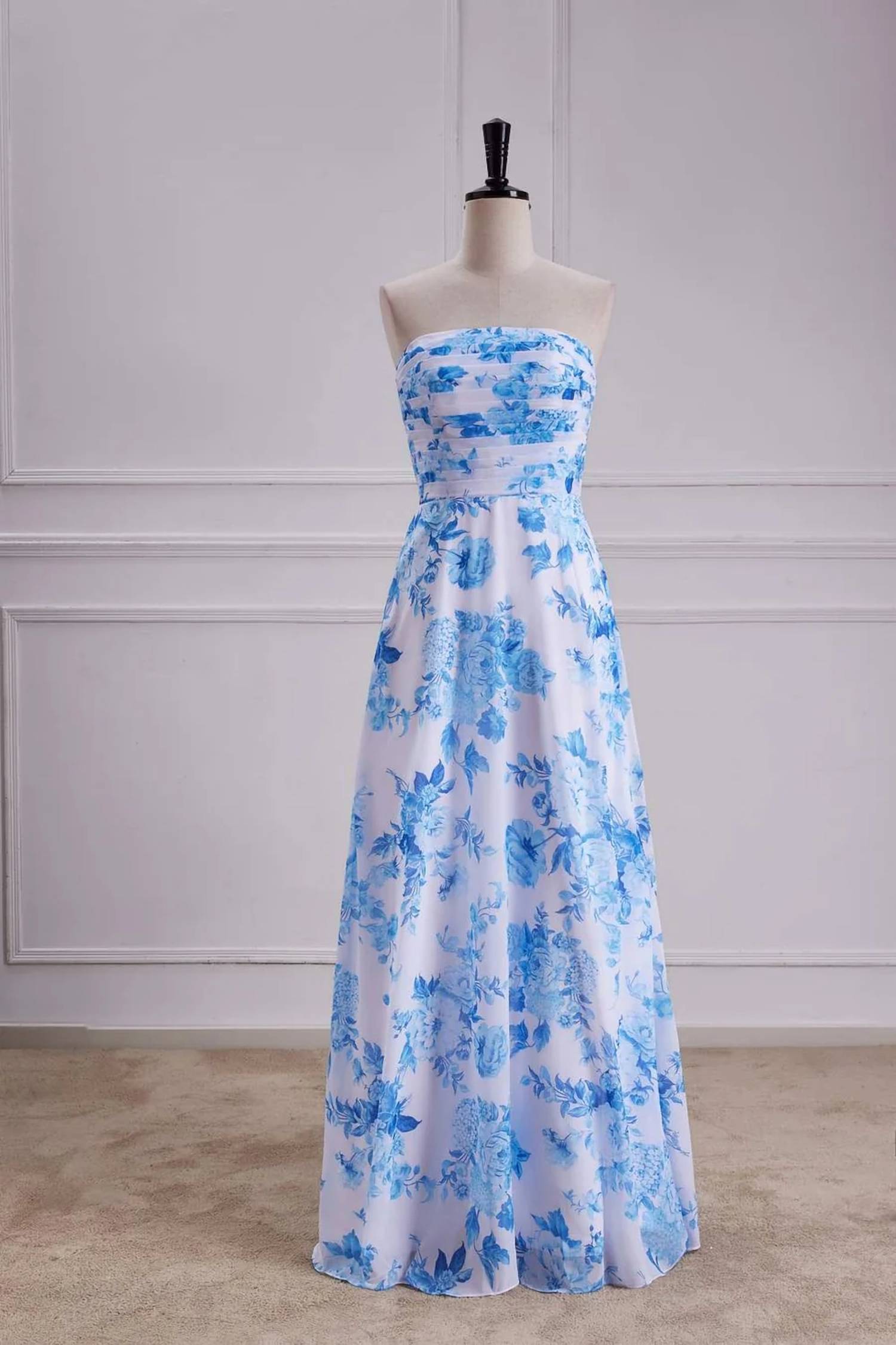 Joy Joy - Women's A-line Strapless Dress