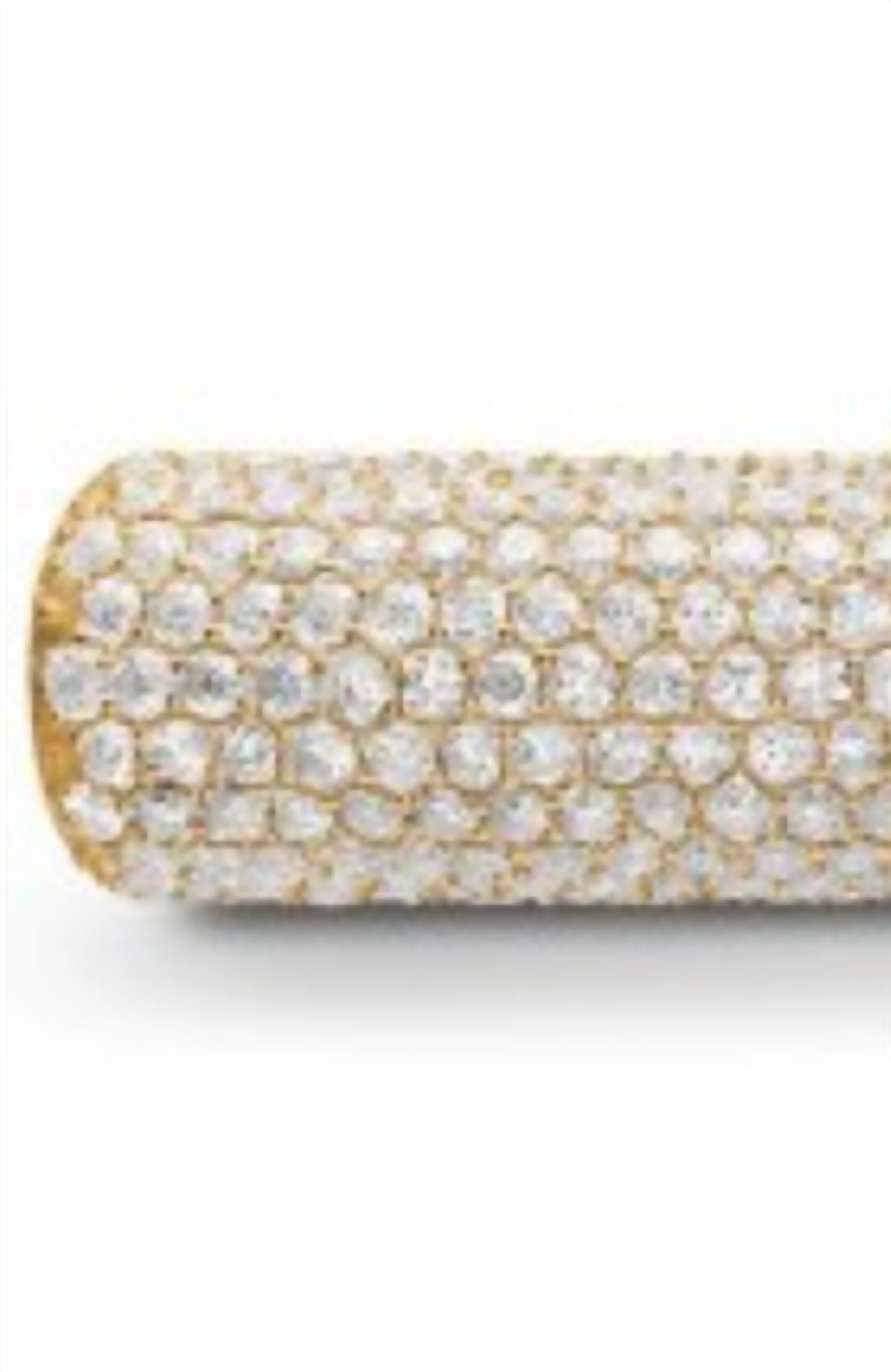 Story Jewellery - Women's Cubic Zirconia Pave Tube Charm