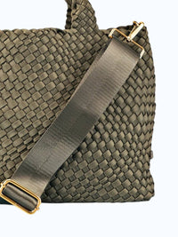 Ahdorned - Women's Lily Woven Neoprene Convertible Crossbody Tote