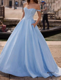 Sherri Hill - Off Shoulder A Line Prom Dress