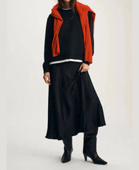 Mavi - Vivienne Satin Midi Skirt
