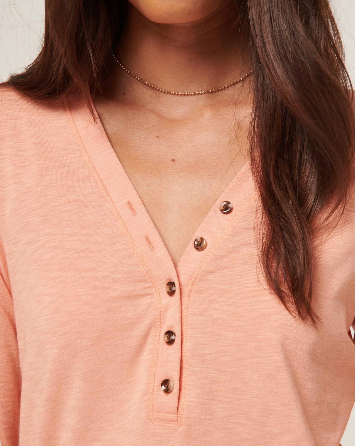 Travismathew - Cloud Long Sleeve Henley Tee
