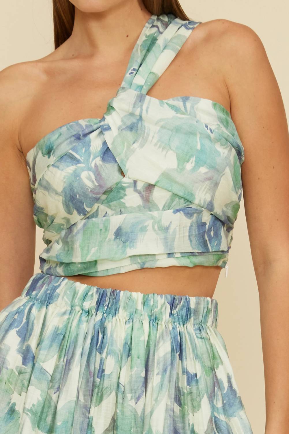 Lucy Paris - Sophia One Shoulder Top