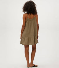 Michael Stars - Emree Crochet Trim Mini Dress