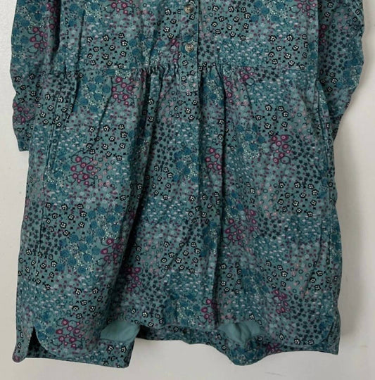 Tea N Rose - Girl's Cord Henley Shirt Dress