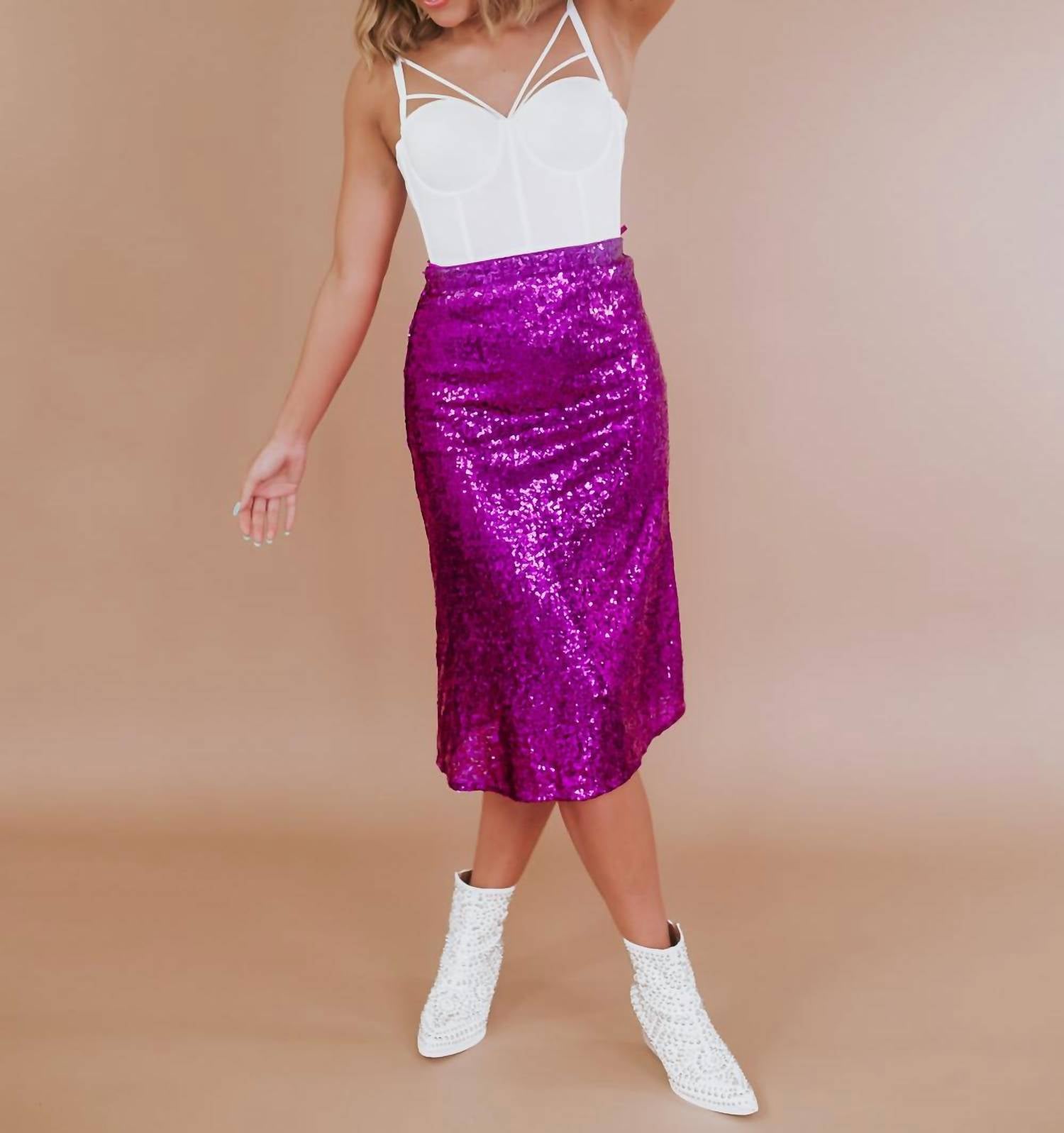 Everyday Chic Boutique - More Of Glam Sequin Skirt