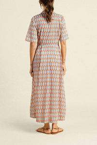 Trovata - Aster Cuffable Short Sleeves Dress