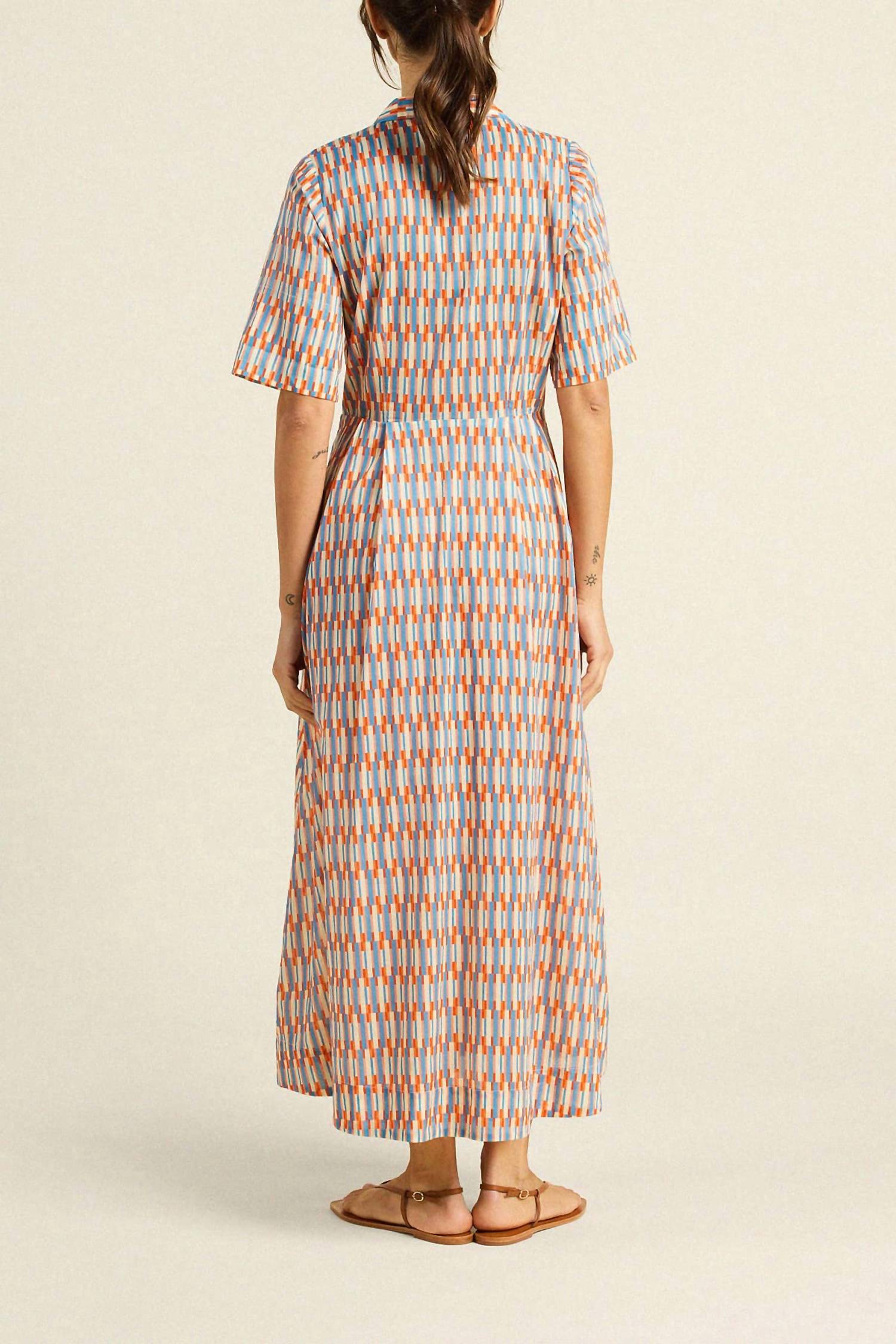 Trovata - Aster Cuffable Short Sleeves Dress