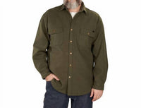 Polar King Patriot Bonded Flannel Shirt Jacket in juniper green - men's jacket