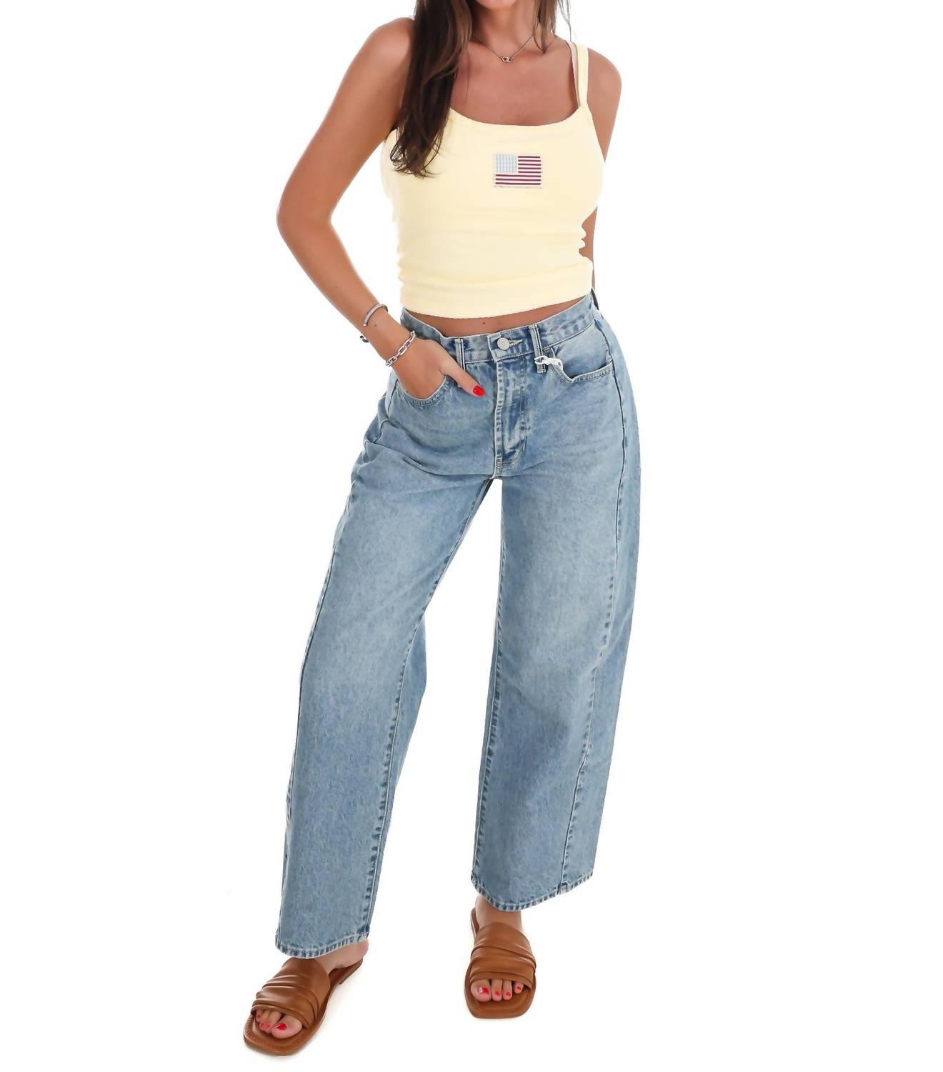 Le Lis - American Sweetheart Flag Tank Top