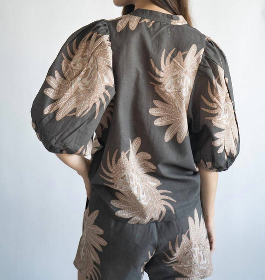 Las Sureñas - Balloon Puffed Sleeve Top